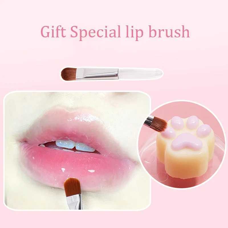 Color change lipstick Cute cat paw moisturizing care Faded lip line moisturizing lipstick cosmetics W241101
