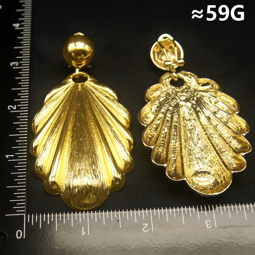 Piercing Women Earring Latest Big Matte Finish Eardrop Jewelry Tend Wedding Banquet Party Adorn E000312 240402