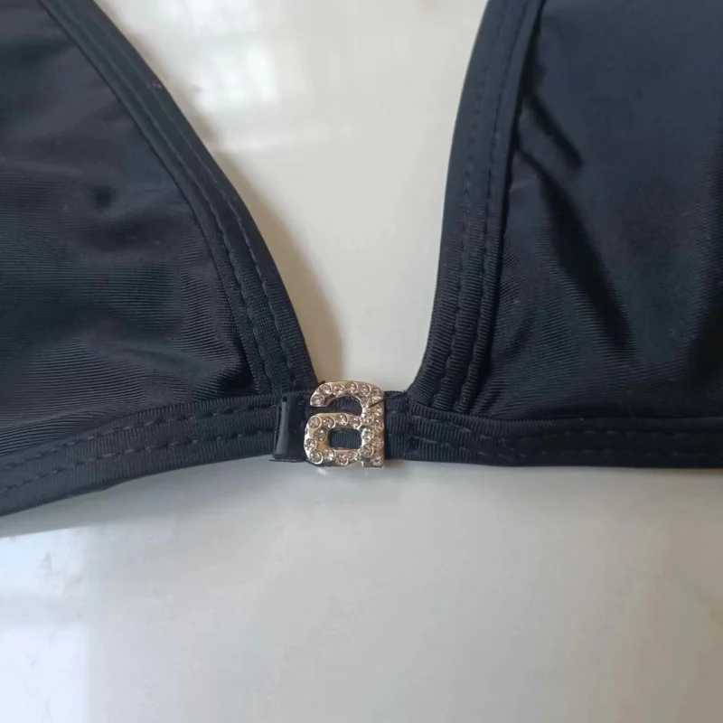 Luxury designer water diamond Fa Wang two-piece bikini sexy womens thong beach wear Brazilian swimsuit S-XL W241101