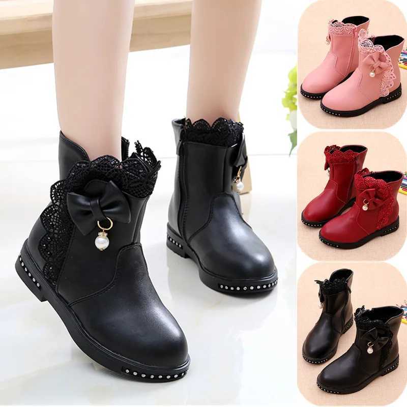 Childrens boots plush baby shoes princess shoes winter shoes girls foot boots platform boots childrens shoes rubber boots Botas M241102