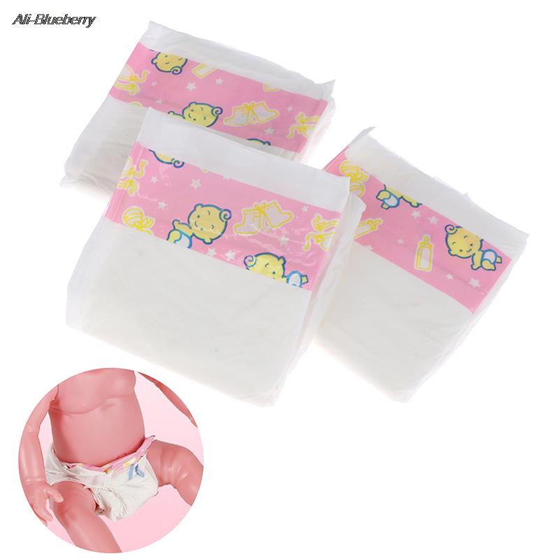 3pcs Diaper 2025 Pants Wear For 43cm New for Baby Dolls 17 Inch Bebe new Doll Accessories