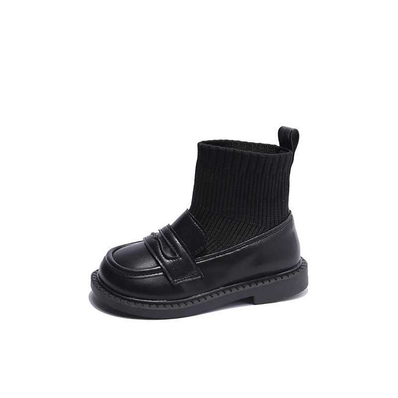 Childrens Girls Socks Boots Versatile Soft Breathable Simple Anti Slip Soft New UK Uniform School Shoes Childrens Princess Shoes M241102