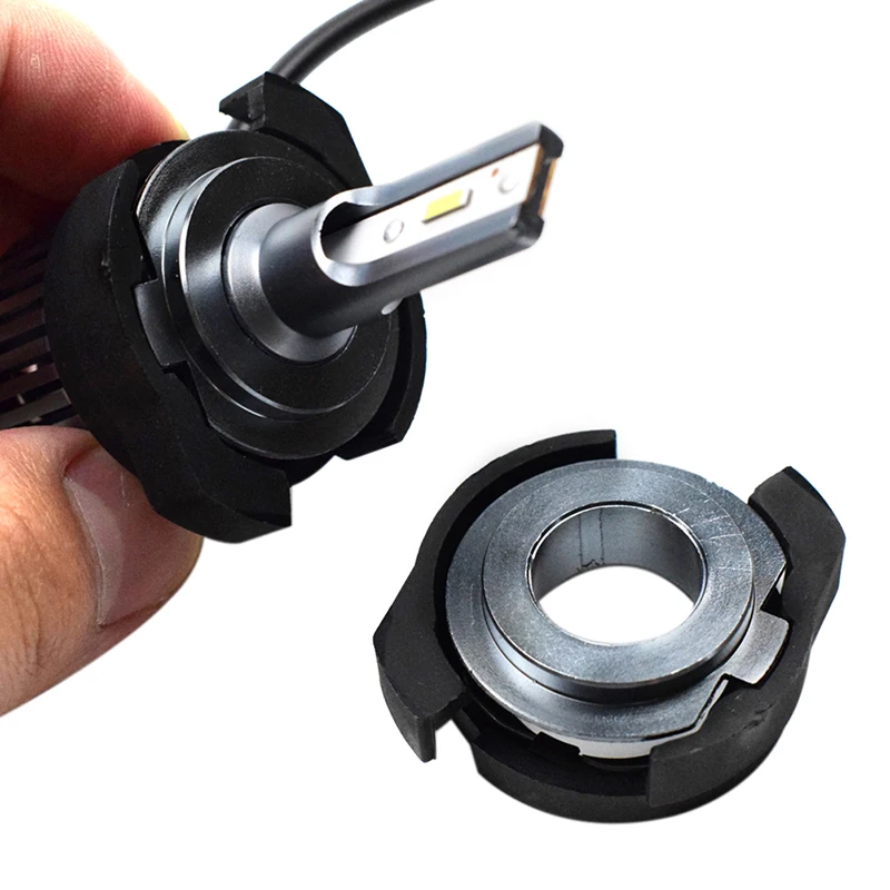 1Pair H7 Automobile Led Headlight Bulb Base Replacement Holder Adapter Retainer Cover For Alfa Romeo VW Passat b6 VW Magotan 09-