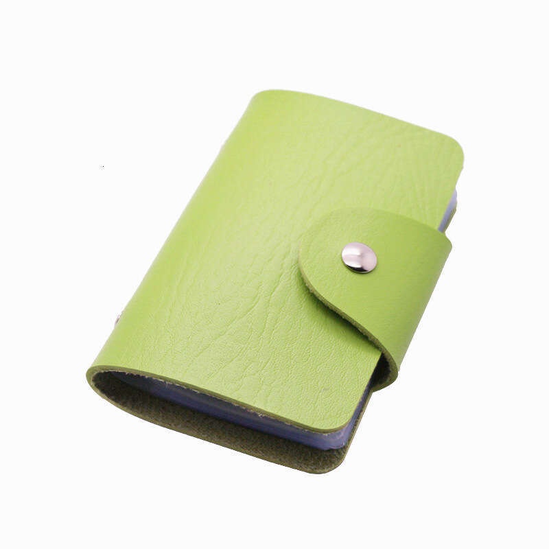 durable multiple slots business card case with advertising space protective clip for banking insurance card organizer coin purse