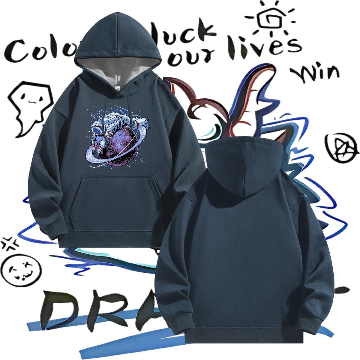 2024 Mens Hoodie Sweatshirt Hip Hop Warm Men Clothes Hoodie Long Sleeve Soft DIY Logo Oversized Top Pullover Hoodie Cotton 350g