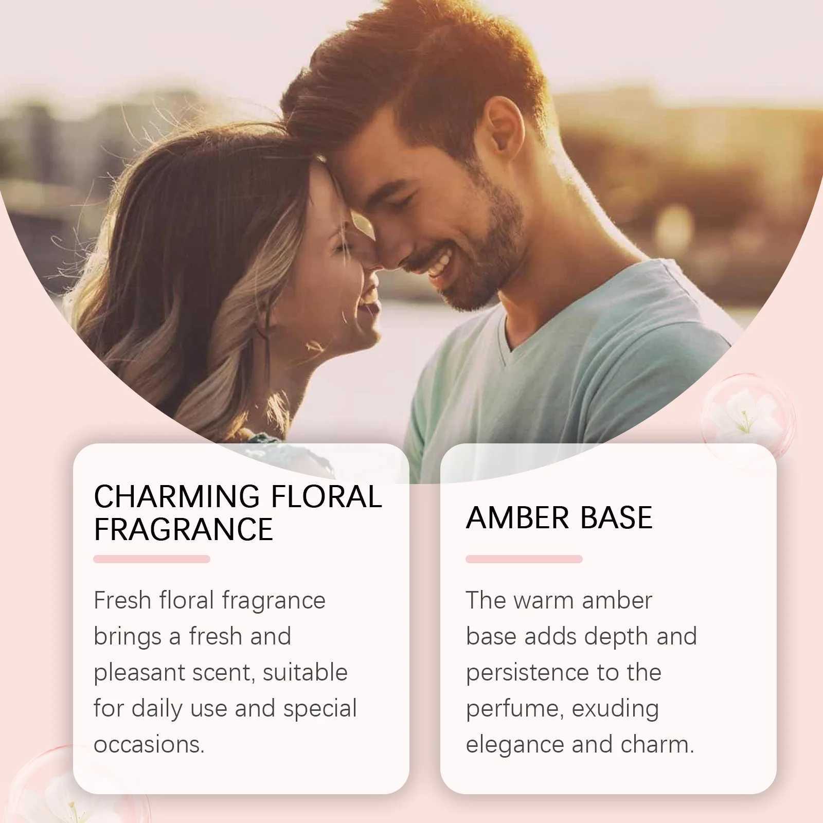 Pheromone roll lily perfume suitable for women lasting scent charming rose perfume non greasy elegant portable perfumeW241102
