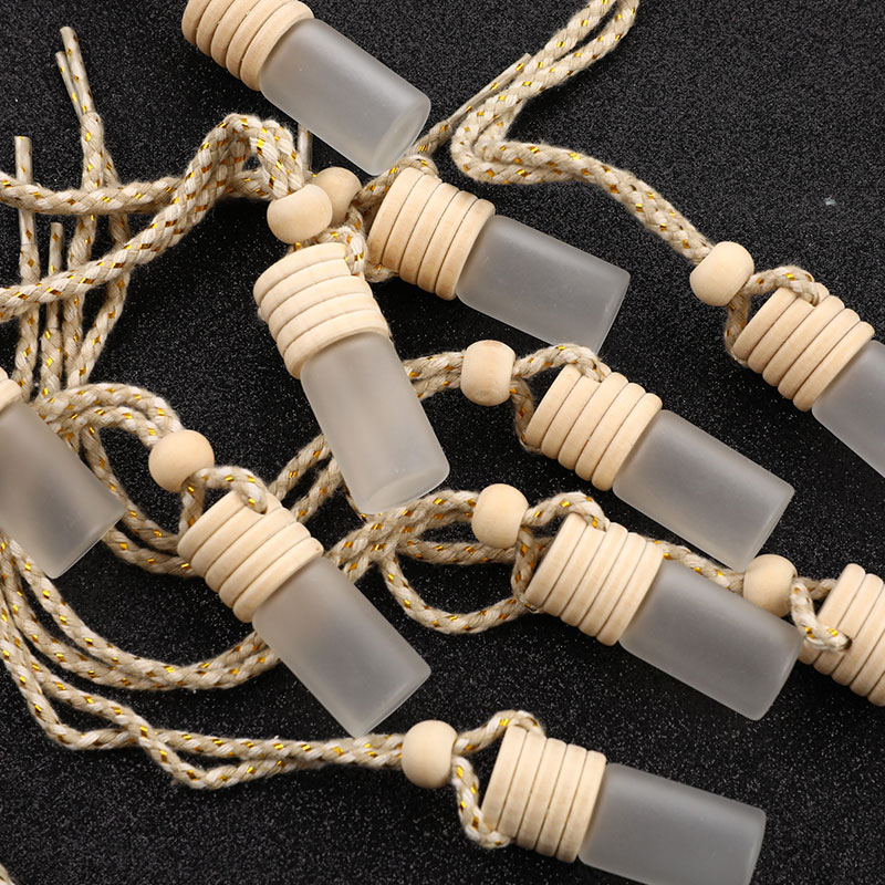 Perfume Bottle 5ml 10Pcs Car for Essential Oils Air Freshener Pendant smile