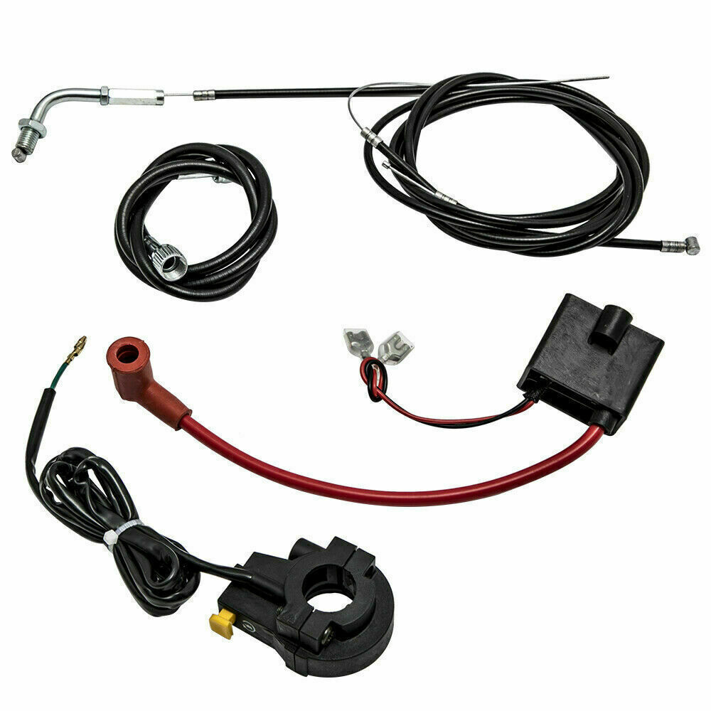 100CC 2-Stroke Bicycle Engine Motor Kit Gas Motorized Motor Bike Bicycle Modified Set CDI