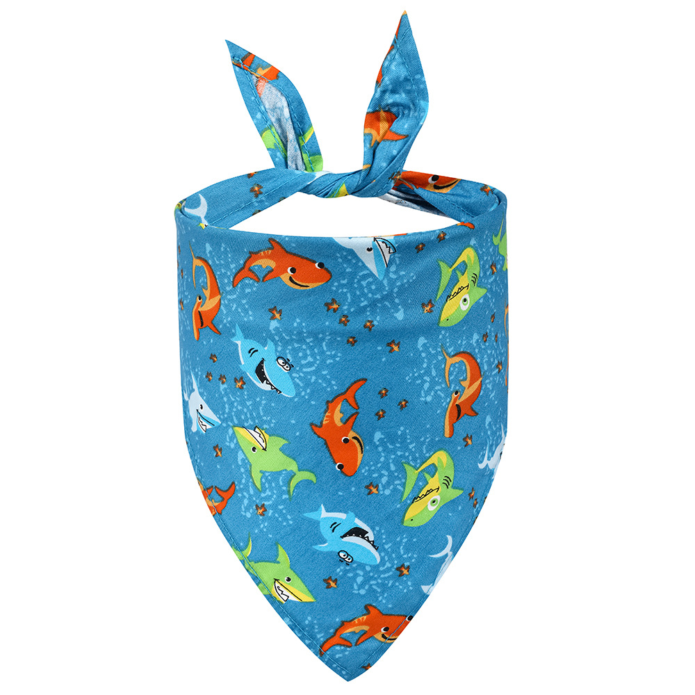 High quality multicolor fashion sublimation adjustable triangle dog pet bandana