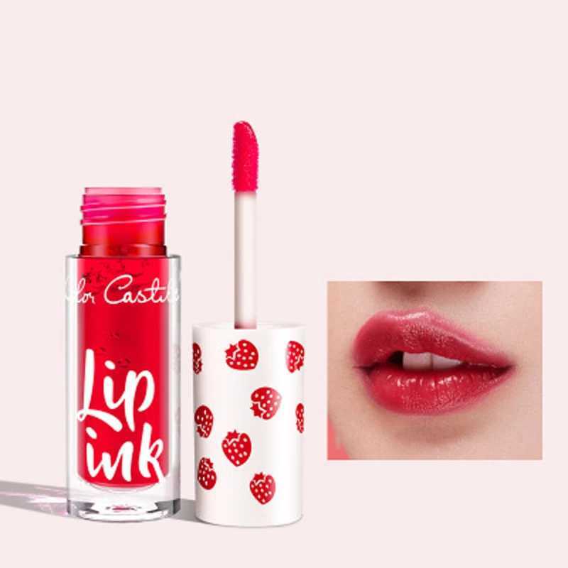 Moisturizing liquid lipstick jelly durable cherry red pink lipstick gloss sexy non stick cup lip color Korean lipstick makeup 3 colors W241101