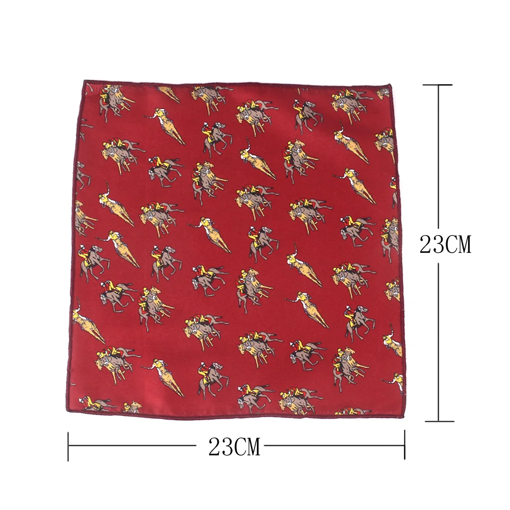Animal Print Pocket Square For Men Women Floral Print Suits new Kerchief Men's 2025 Handkerchiefs Soft Square Handkerchief Towels Scarves