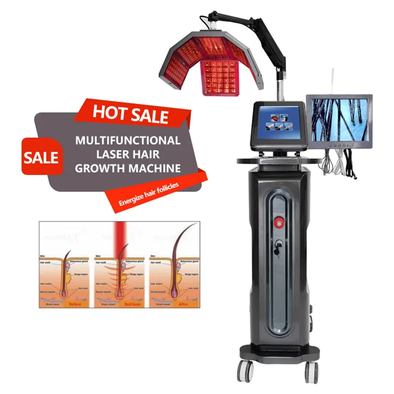 2025 Hot Selling Oxygen Jet Hair Growth Machine Hair Loss Treatment Hair Regrowth Device Scalp Care Beauty Machine for Salon Use