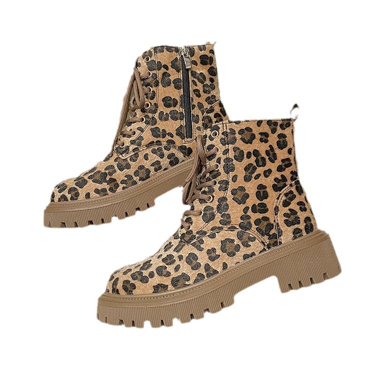Leopard Print Boots: Stylish Designer Fashion Boots for Women