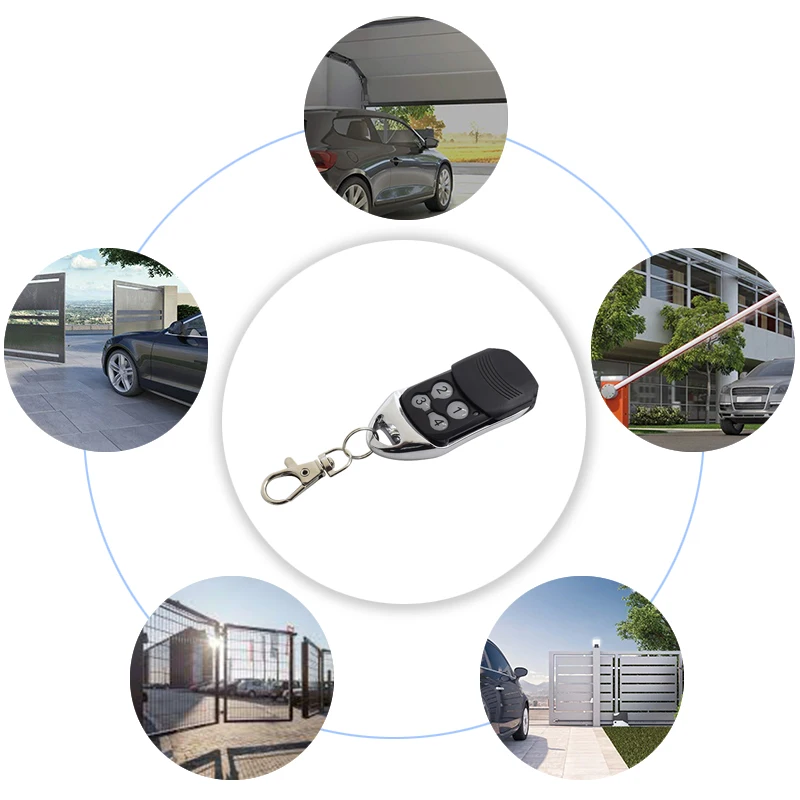 GIBIDI 433MHz Garage Remote Control 100% Compatible AU01590 AU1600 AU1610 AU1680 AU1810 DOMINO Rolling Code Gate Door Opener