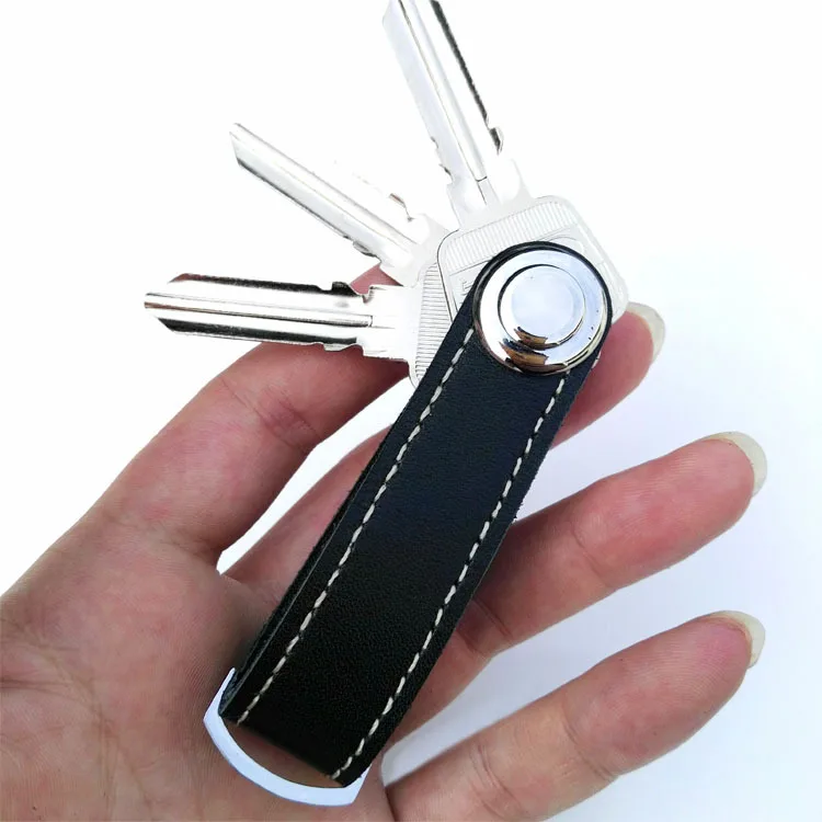 Car 2025 Key Pouch Bag Case Wallet Holder Chain Key Wallet Ring Collector Housekeeper new Pocket Key Organizer Smart Leather Keychain