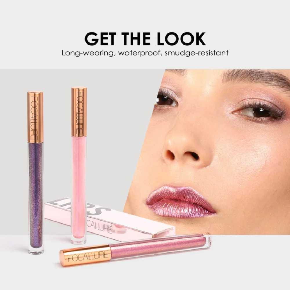 FOCALLURE 12 color chameleon lip gloss matte long-lasting bright moisturizing liquid lipstick beauty lipstick cosmetics W241101