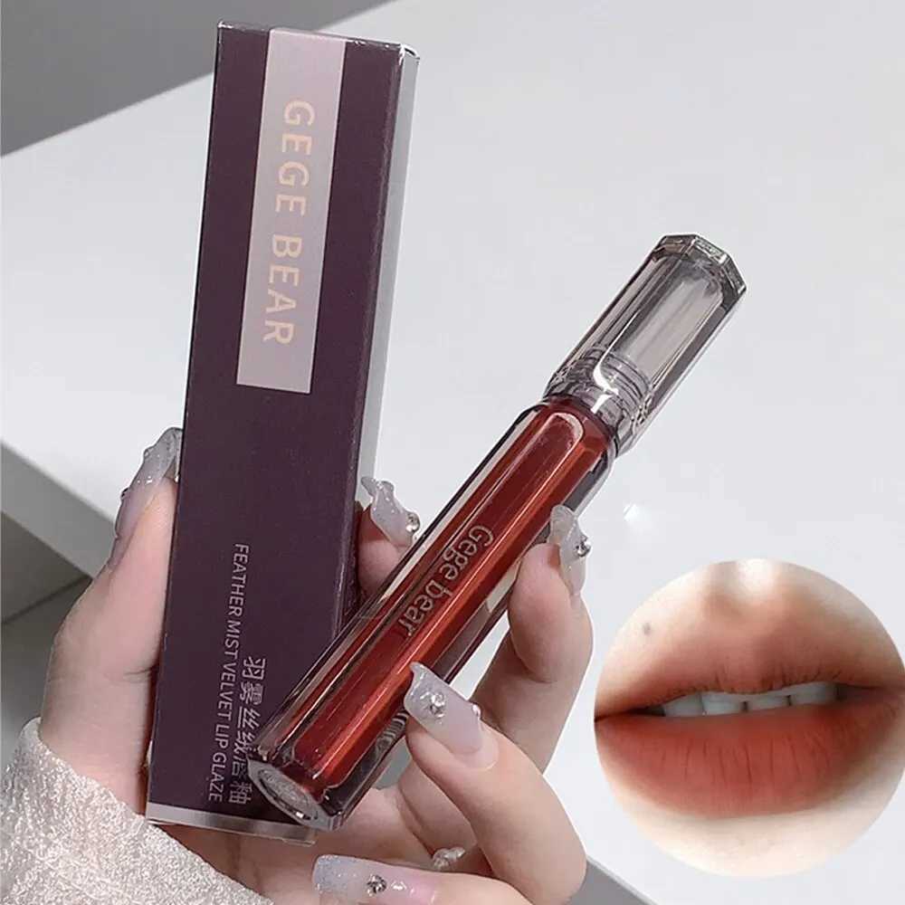 Gege Bear Velvet Matte lipstick Lasting High Pigment Colorless Cup Velvet lipstick for everyday makeup W241101