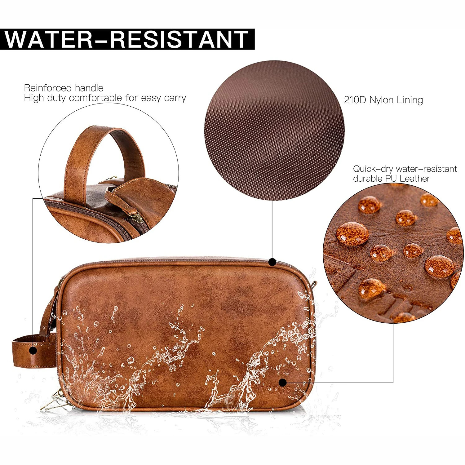 waterproof mens makeup bag hanger makeup bag nylon travel organizer large accessory makeup bag 241031