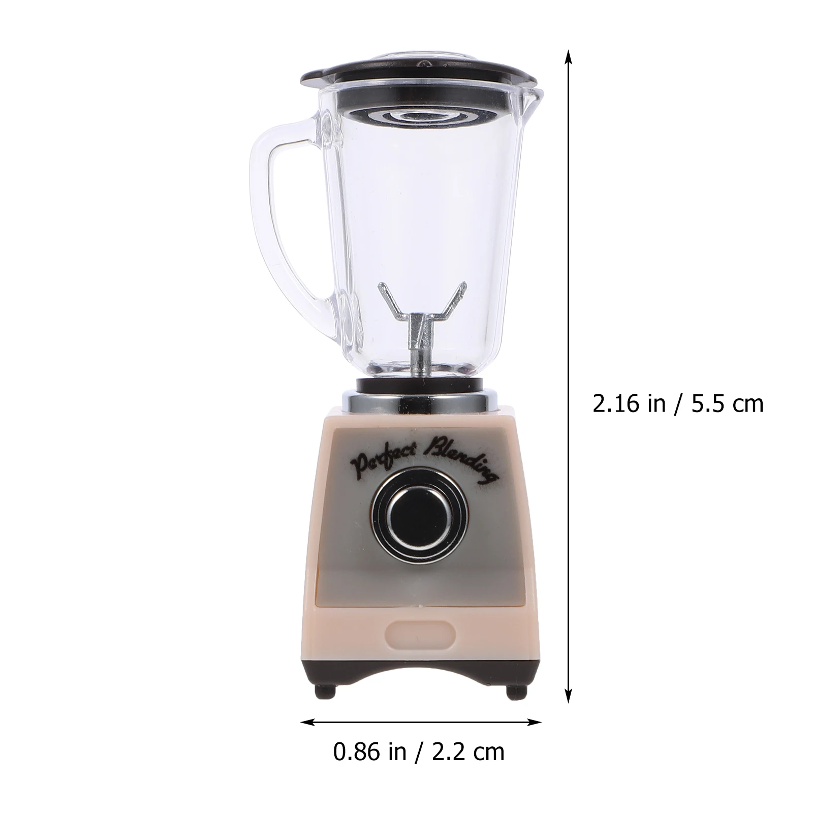 1:12 MINI Dollhouse Food Blender Miniature Juicer Play Kitchen Accessories Toy Kids House 2.2x5.5cm Appliances Plastic Child