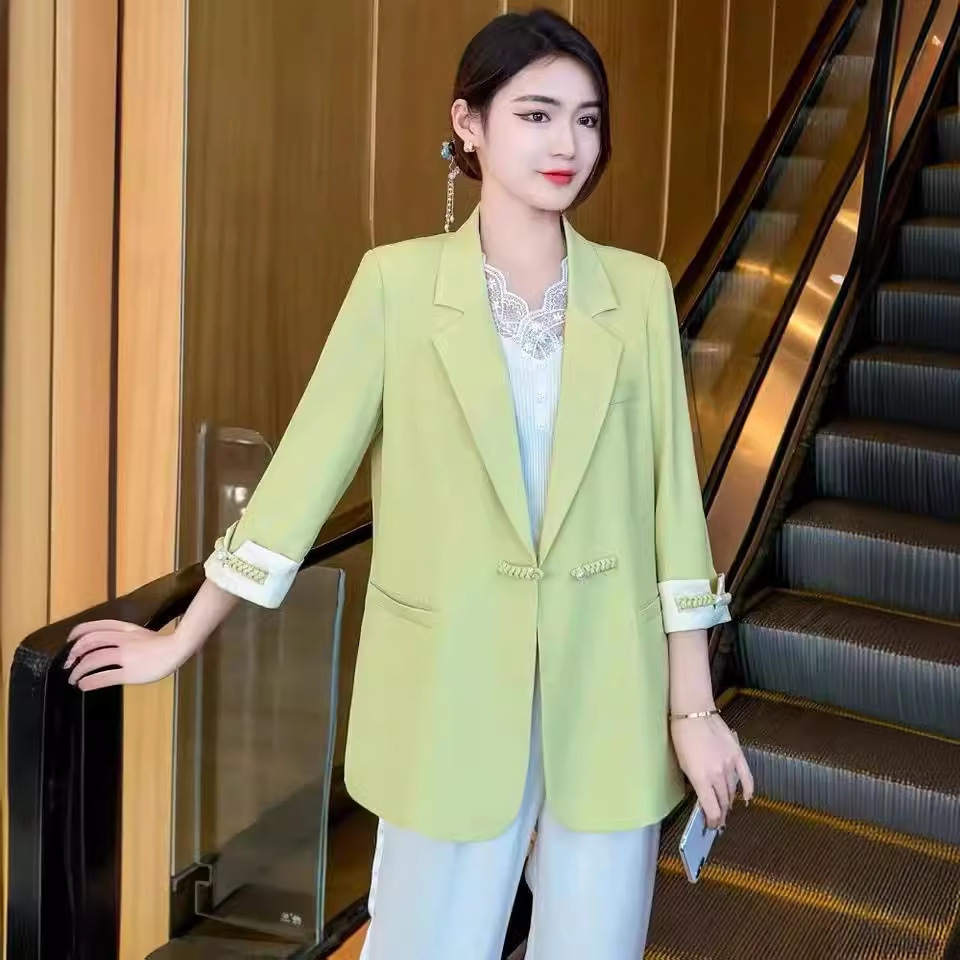 Womens Suits Blazers Blends Spring Autumn Blazer Women Fashion Long Sleeve Business Suits Women Work Office Casual Blazer Women Coats Woman Jacket 230
