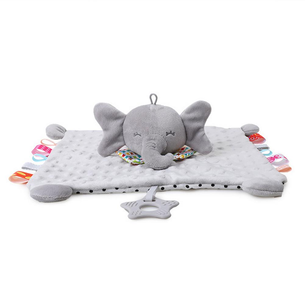 Newborn Baby Plush Stuffed Toys Cute Animal new Blanket Comforter 2025 Bunny Elephant Soothe Appease Towel Baby Gift