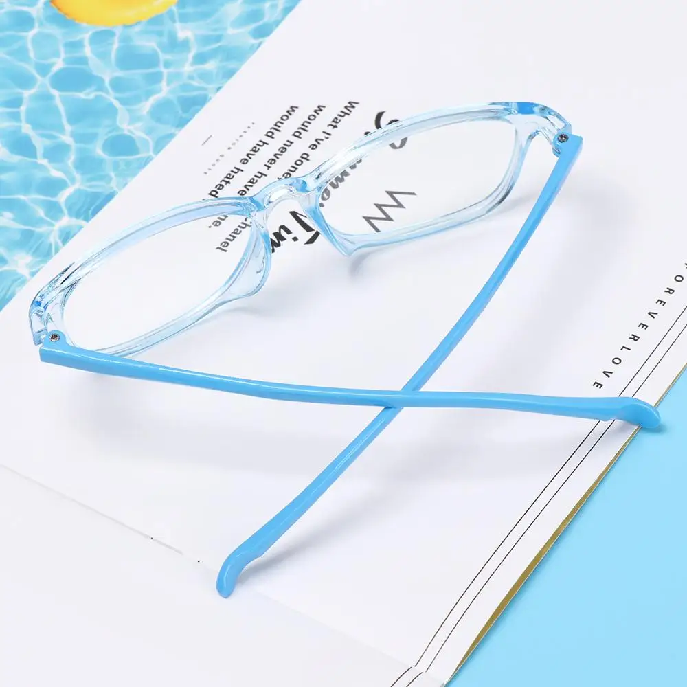 Blue Light Blocking Glasses Kids Boy Girl Square Computer Eyeglasses Clear Lens Optical Glasses Frame
