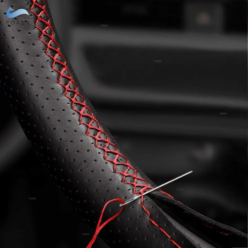 For BMW 1 3 Series E82 E87 120i 130i 120d E90 320i 325i 330i 335i X1 E84 2011-2013 old Car Steering Wheel Cover Leather Trim