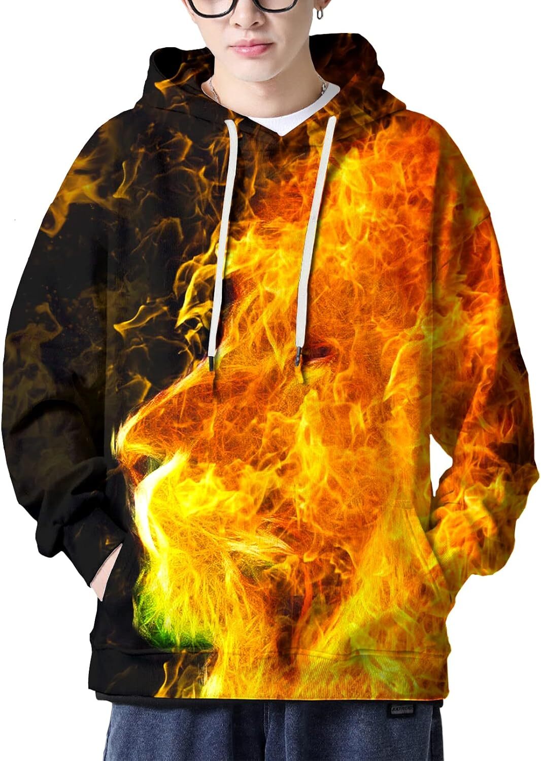 Hoodie for Mens Womens Men Women 3D Hooded Hoodies FashionDreamy vision Top with Pocket Graphic Hoodies sweatshirt Pullover Long Sleeve
