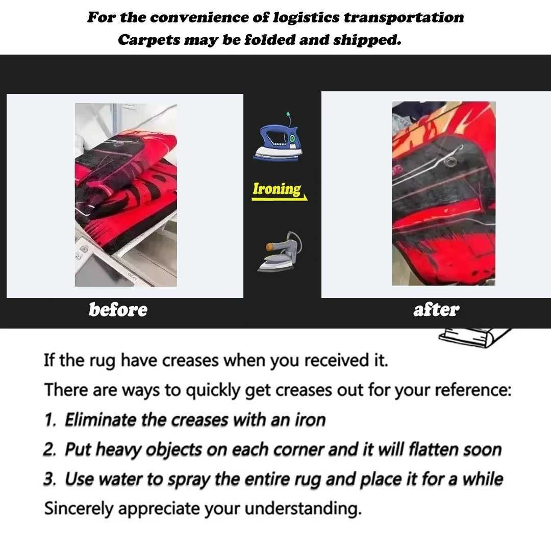 Oriental Medallion Red Area Rug Rustic Mid Century Modern Small Red Dark Blue Carpet Rugs for Living Room Bedroom Dining RoomXJ241101