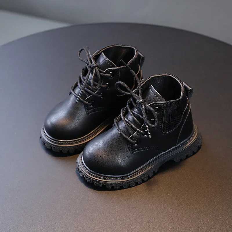 Versatile Korean Classic Kids Boys and Girls Short Boots New Simple Spring Breathable Side Zipper Childrens Casual Boots M241102