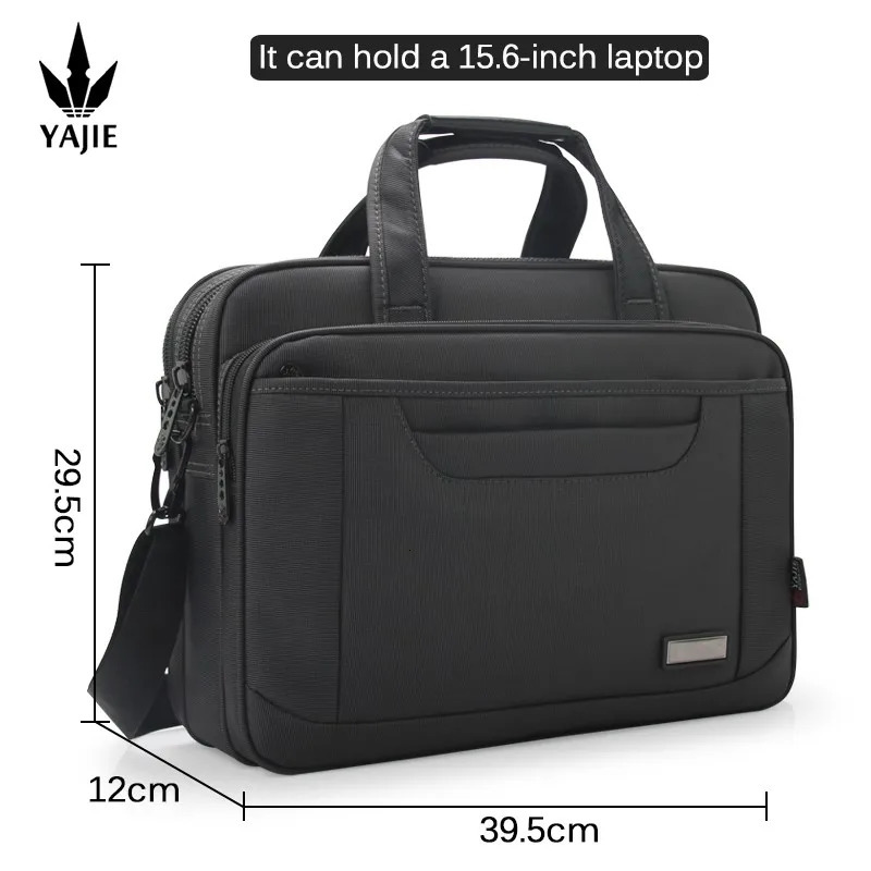 Large Capacity Briefcase Bag Men Business 156 inch Laptop Shoulder Bags Canvas Handbags Notebook Messenger 241029