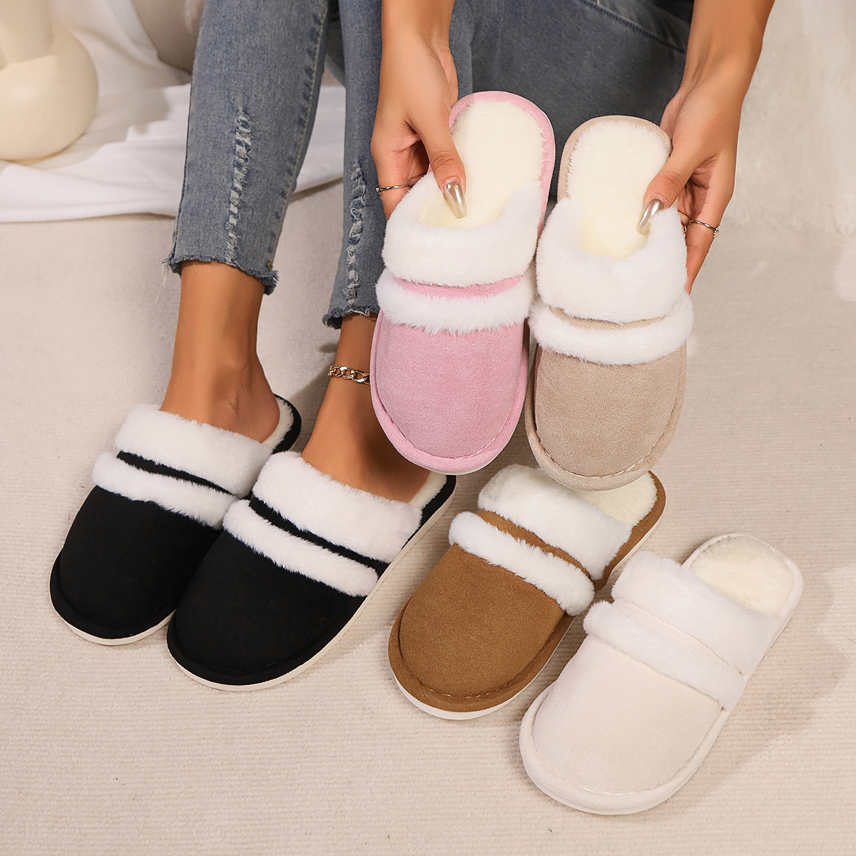 free shipping slides designer women shoes thick soled cotton flat bottom slippers womens slipper sandals sliders 1627
