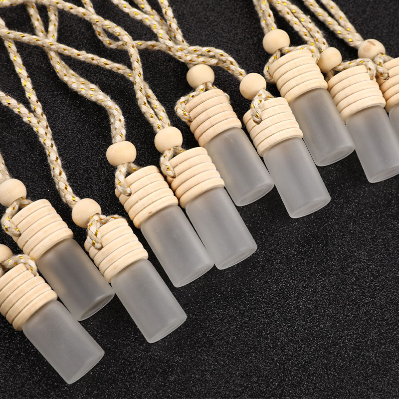 Perfume Bottle 5ml 10Pcs Car for Essential Oils Air Freshener Pendant smile