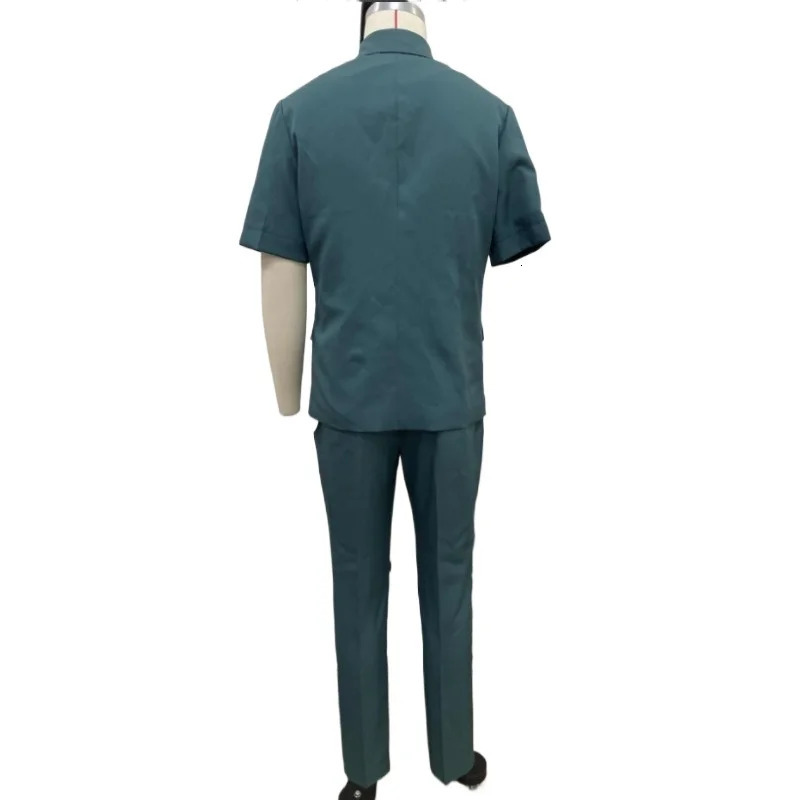 Mens Blazers Suits Casual Elegant Fashion Short Sleeves Lapel Collar Single Breasted Shirt Pants 2Pcs Business Blazer 241024