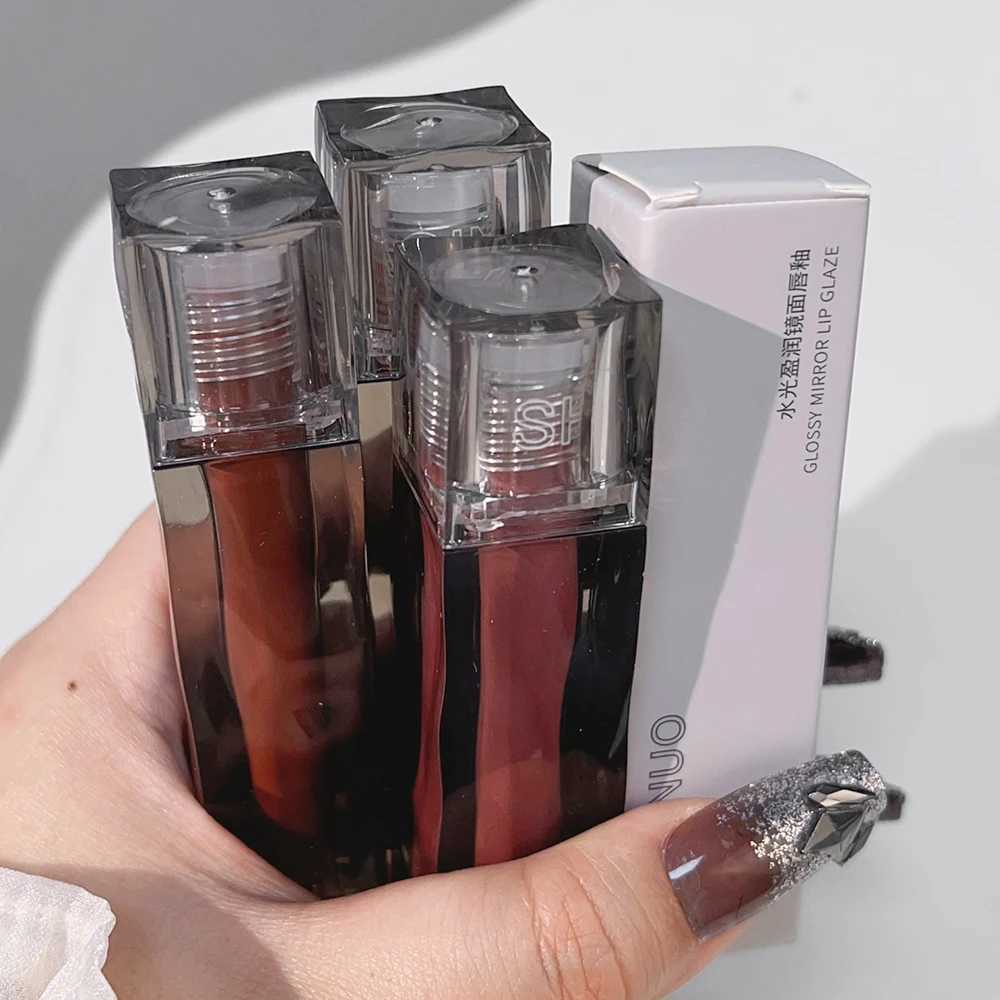 6 color mirror dye lip color moisturizer liquid lipstick waterproof transparent red lip color Korean cosmetics W241101