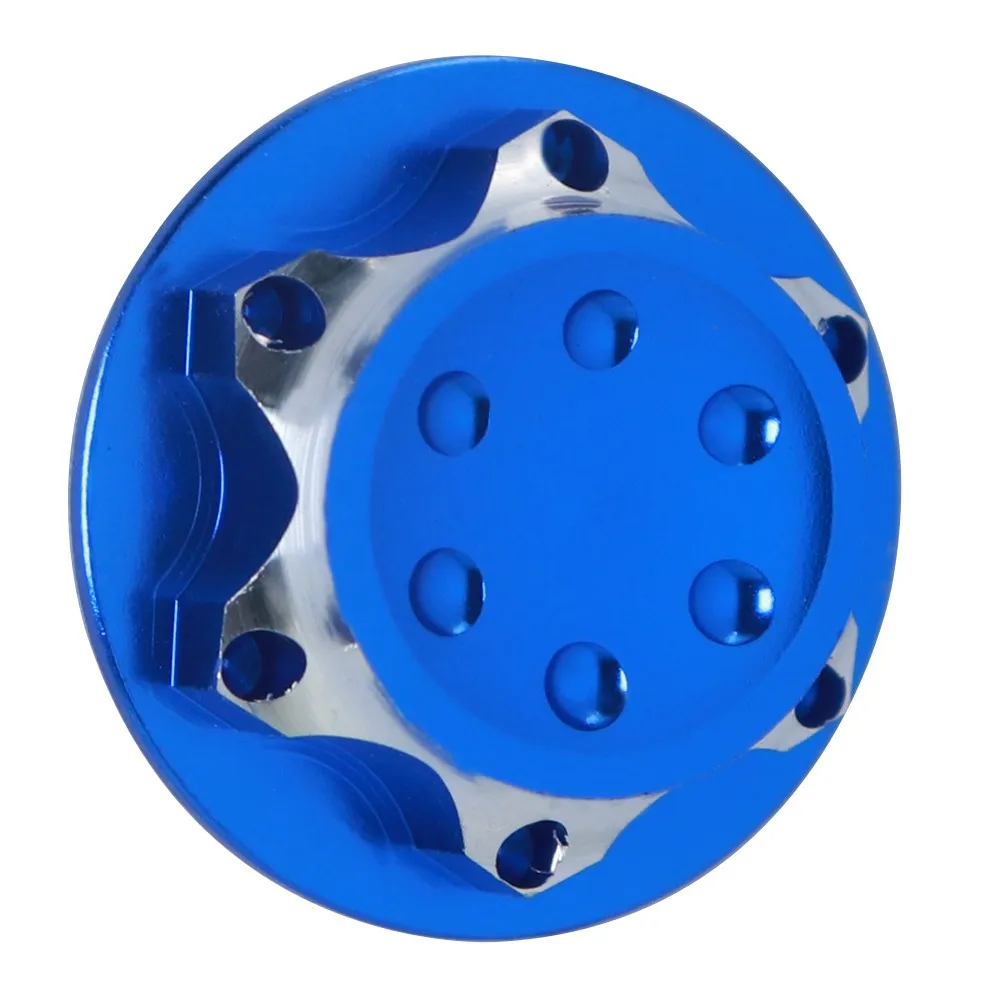 Aluminium Wheel Hub Cover Antidust Cover new 17mm Hex Nut For Rc 2025 1:8 X-maxx Summit E-revo Arrma Model Car Anti-skid Wheel Cover
