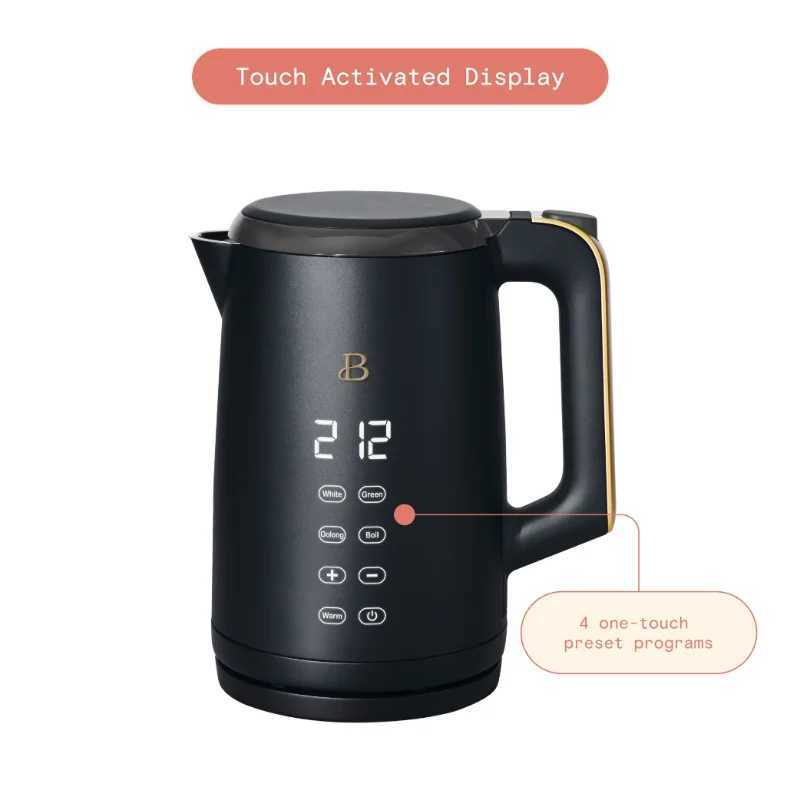 Drew Barrymores One Touch Electric Kettle Black Sesame Y241102