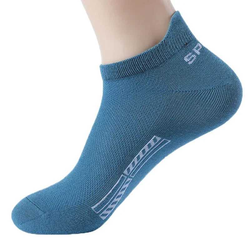 5 Pairs Men Short Unisex Cotton Men and Women Low Top Mesh Breathable Ankle Soft Sports Casual Men Short LX241102