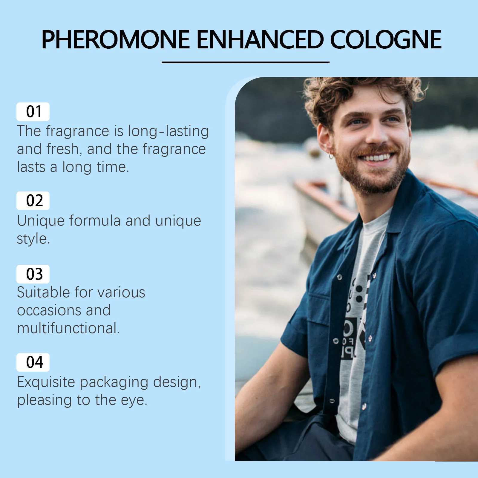 Mens Bergamot perfume eau de toilette Lasting Floral Date Women Release Confidence More Attract Body Charming perfumeW241102