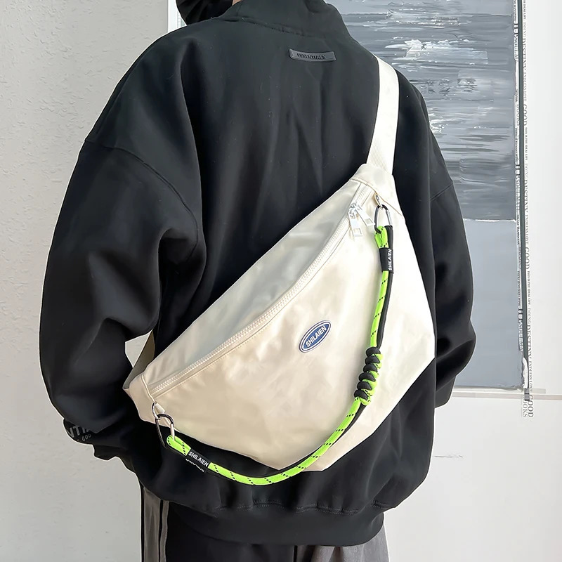 OverSize Multifunctional Waist Bag For Women And Man Waterproof Oxford Chest Bag Casual Travel Banana Belt Bag Large Fanny Pack 241031