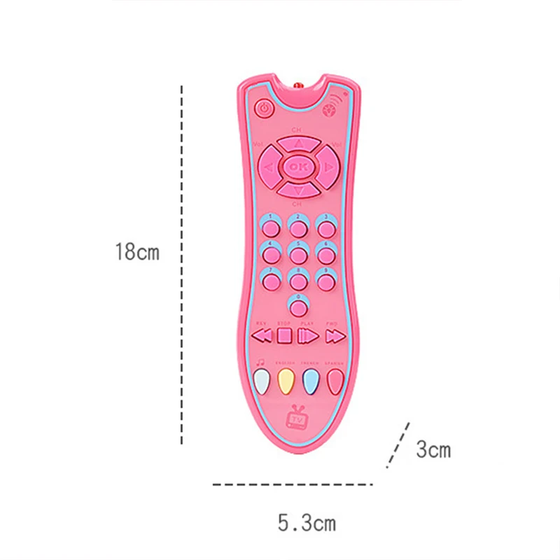 Music Mobile Phone 2025 TV Remote Control new Car Key Baby Early Educational Toys Electric Numbers English Learning Toys Gift For Newborn