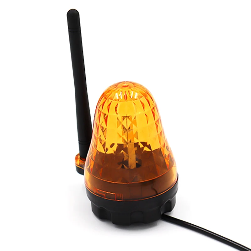 Universal 12V 24V 220V Outdoor LED Signal Alarm Light Strobe Flashing Light Wall Mount Emergency Warning Lamp for Gate Opener