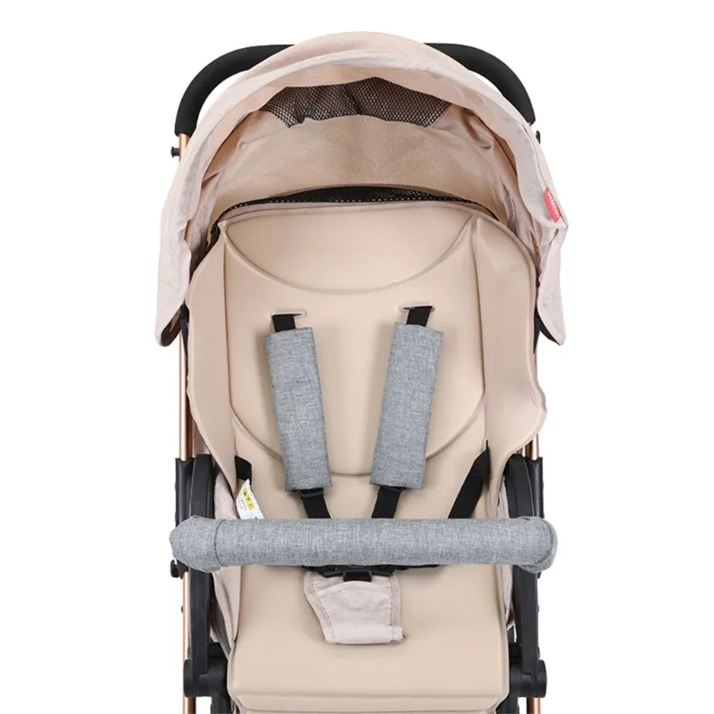 Stroller Handle Sleeve Cover Stroller Armrest Sleeve Cover with Snap Closure Fits All Baby Stroller