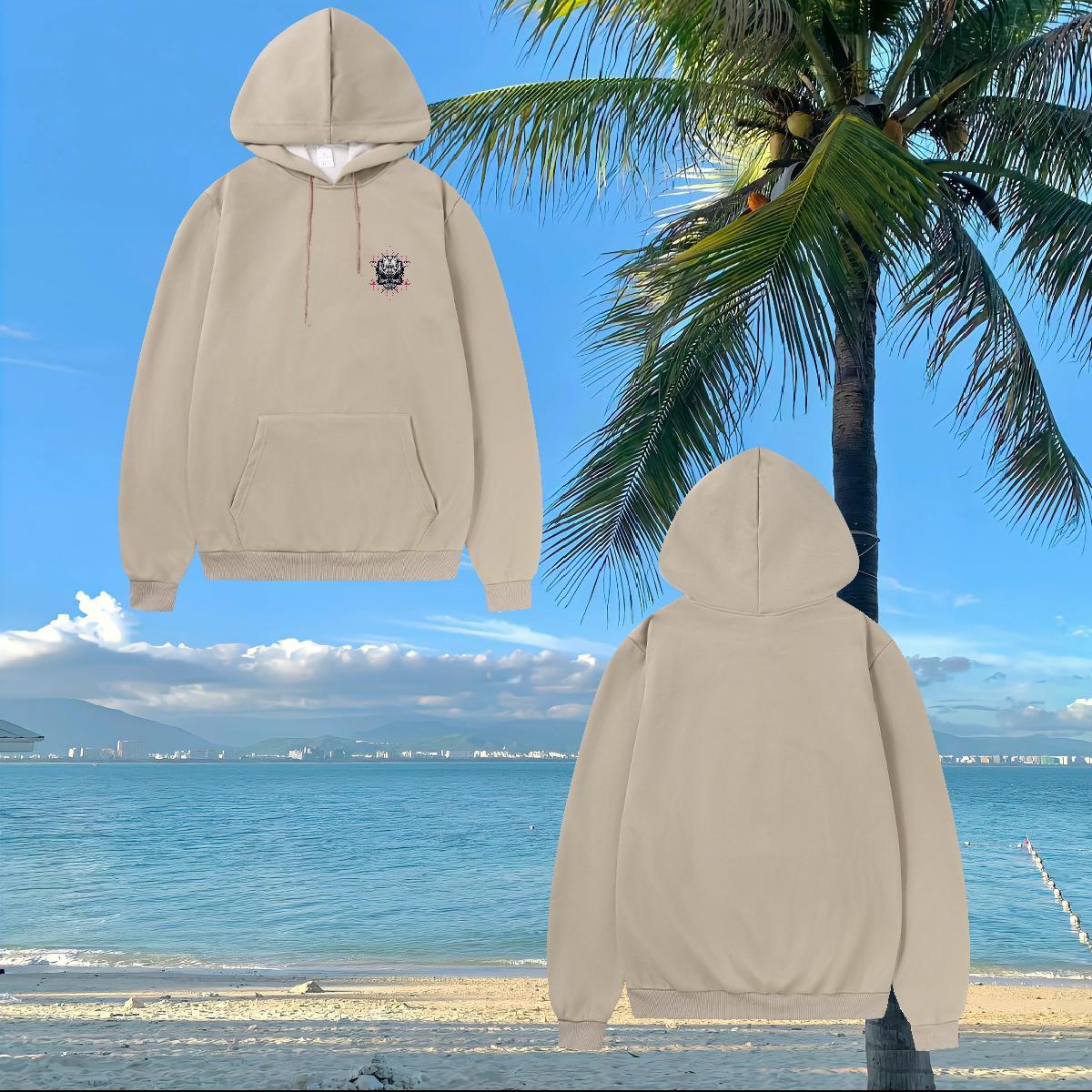 2024 DIY Hoodie Cartoon Printing S-3XL Designer Nice Lady Clothes Hoodie Tops Cotton 350g Breathable Long Sleeve Daily Wear
