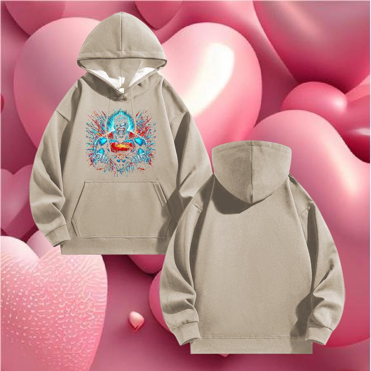 Custom Hoodie for Men Home Outdoor Classic Mens Hoodie Hooded Collar Breathable DIY Logo Oversized Top Hoody 350g Cotton