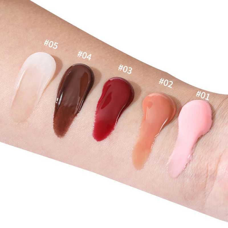 5-color peptide gloss lipstick lasting moisturizing and whitening lip line sexy wrinkle color female cosmetics W241101