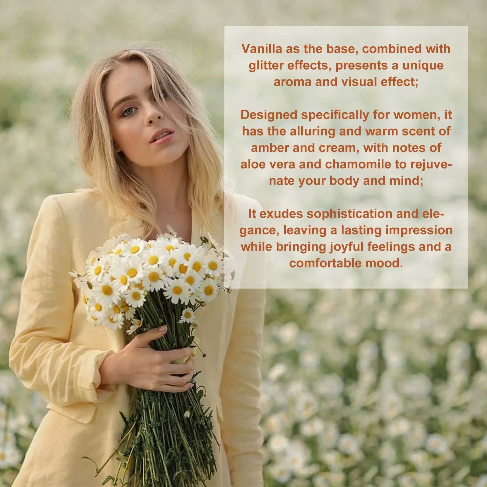 Citrus perfume spray Long lasting perfume Floral pheromone scent Keep dating Attract high-quality female body perfume seriesW241102