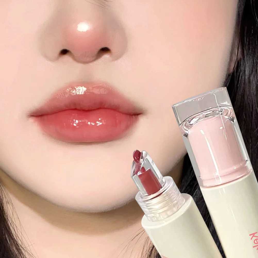 Jelly Lip Glossy Long lasting Whitening lipstick Colorful Moisturizing lipstick Mirror Lip Color Korean Beauty Lip Care Makeup W241101