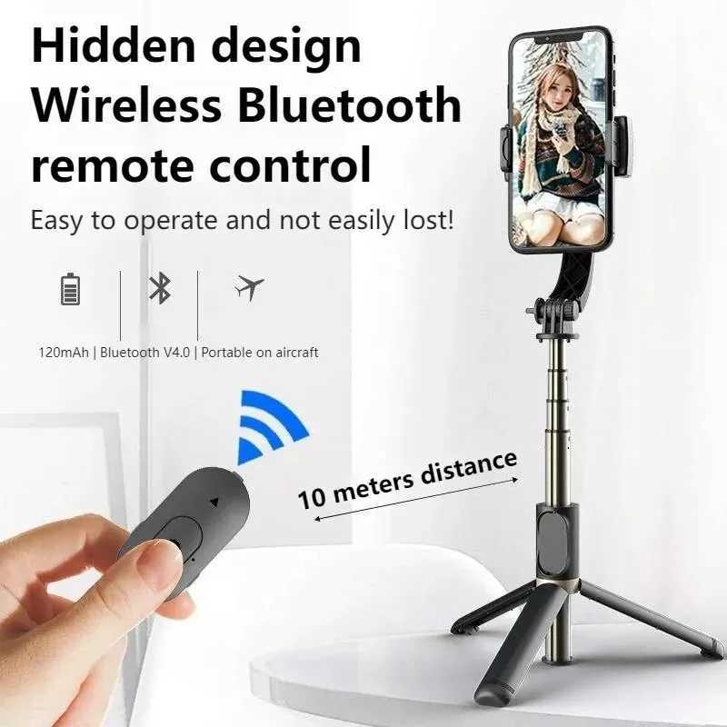 Handheld Gimbal Stabilisateur Estabilizador Selfie Stick Smartphone Action Kameralar Tripod For Live Broadcast TikTokLX241102