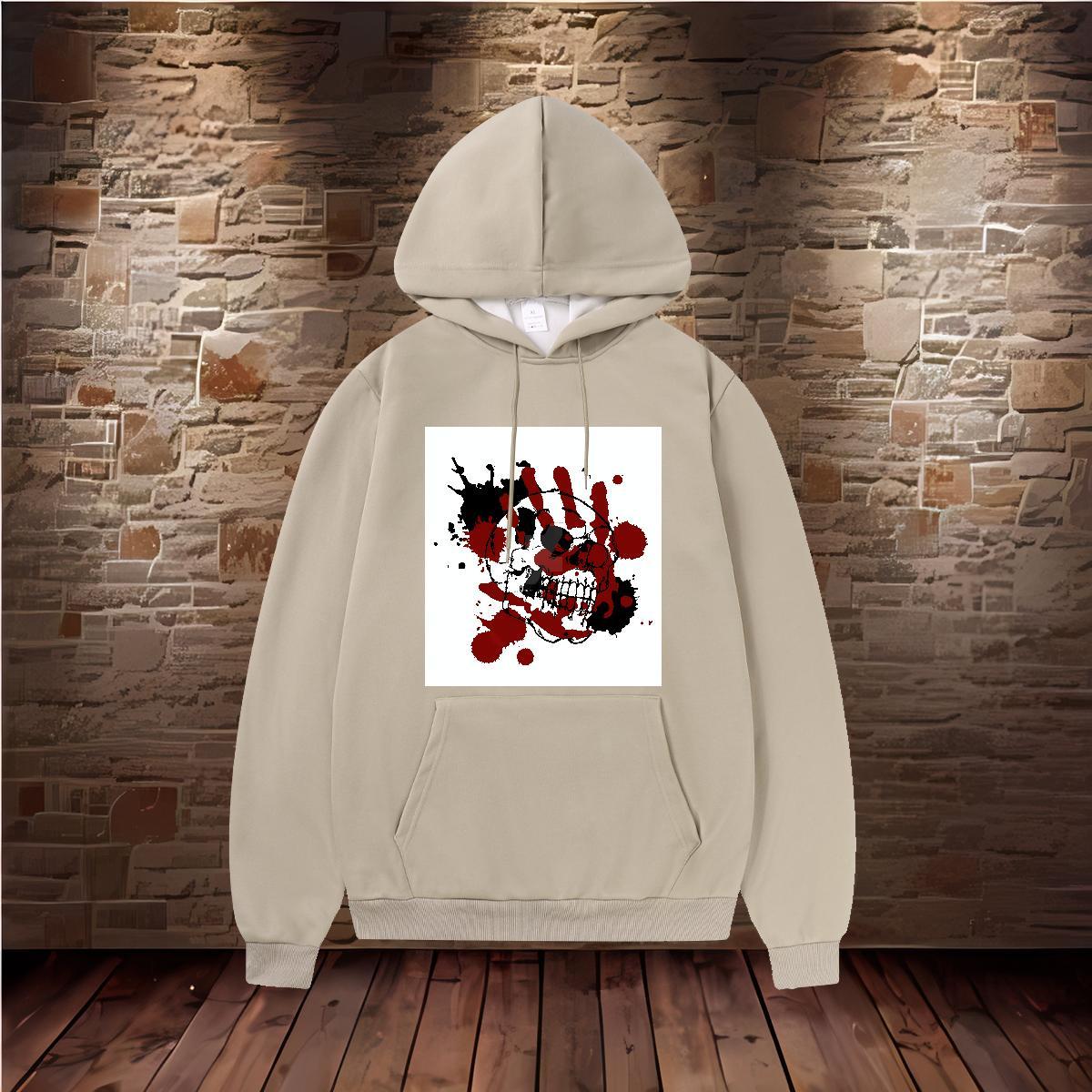 New Hoodie Men Breathable Soft High Quality Men Hoodie Custom Print Oversized Clothings Street Casual Cotton 350g